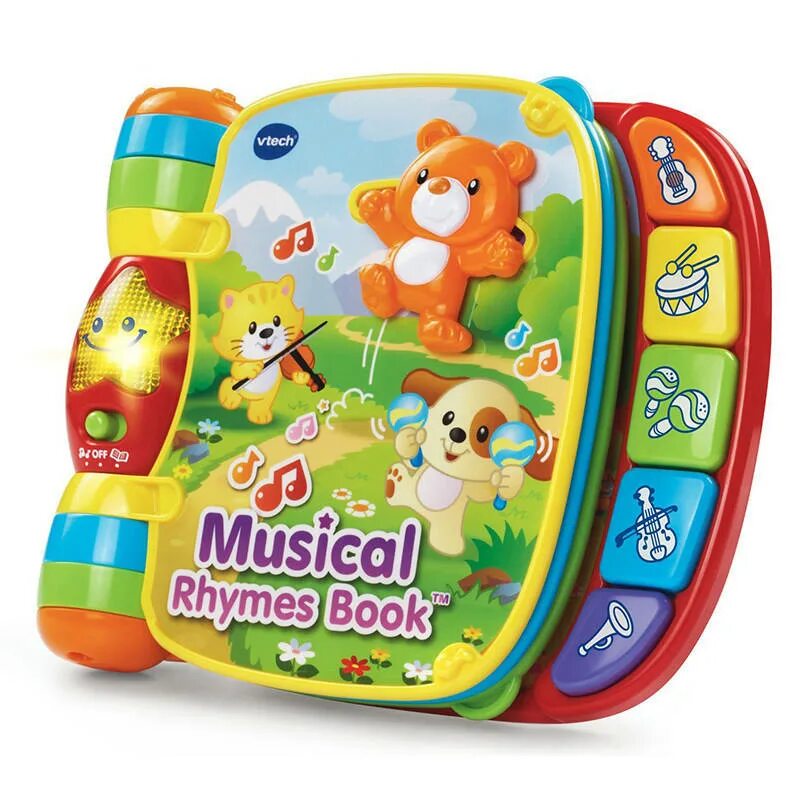 Книги 6 месяцев. Музыкальная книжка Vtech. Vtech музыкальная книга. Vtech Musical Rhymes book. Развивающая игрушка Vtech.