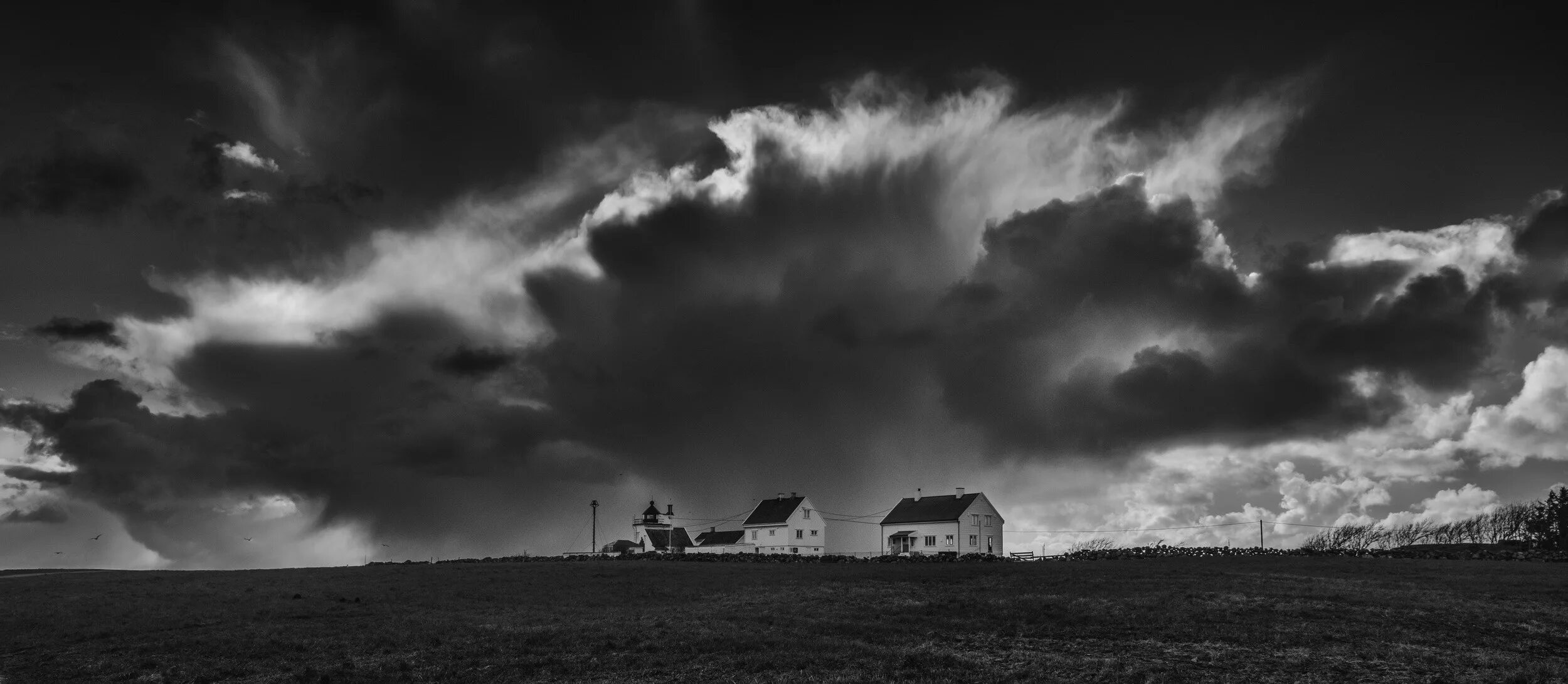 Monochrome sky