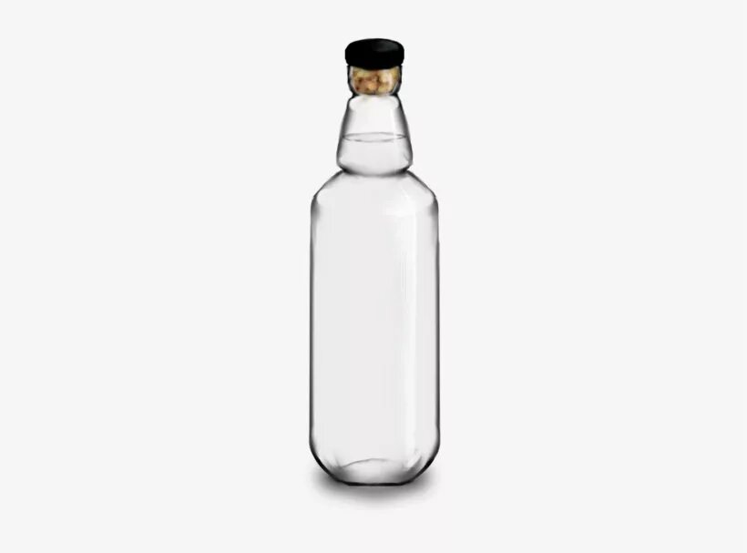 Bottom of bottle smile empty