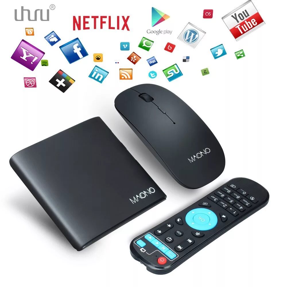 Smart TV Box Android. Пульт ТВ приставки Android Smart Box.