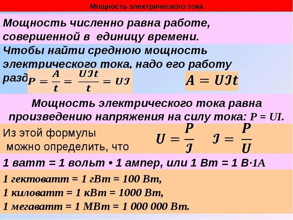 Как зная мощность и время рассчитать работу. Электрическая мощность формула постоянного тока. Формула для расчета мощности электрического тока. Формула вычисления мощности электрического тока. Формула определения мощности электрического тока.