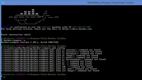 Docker compose up d file