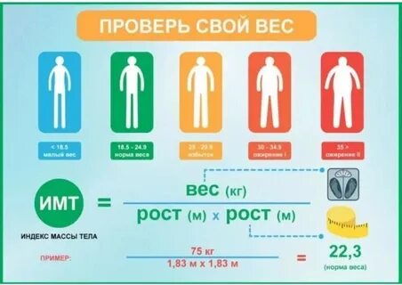 Как определить массу тела человека
