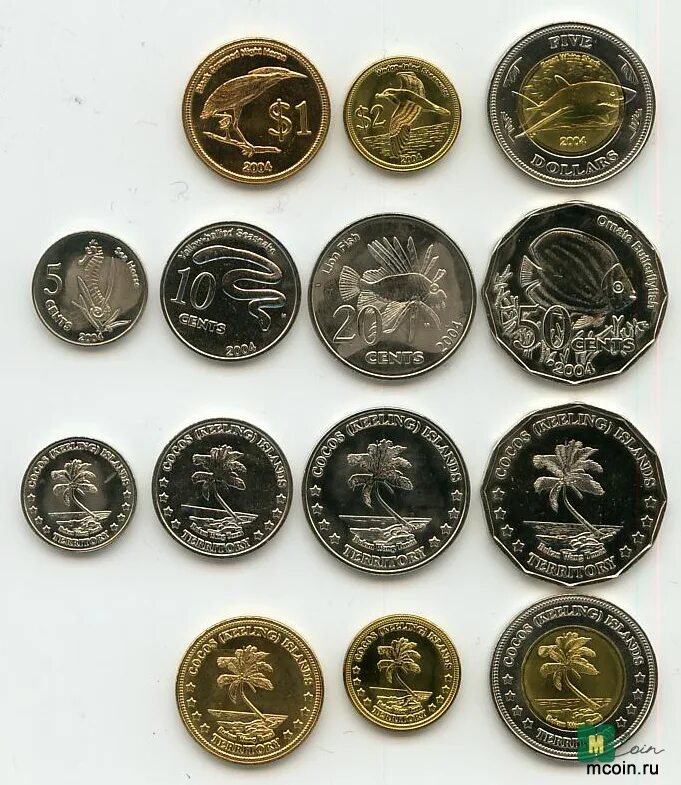 7 coins