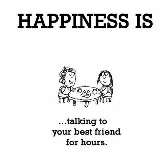 She was the happy friend