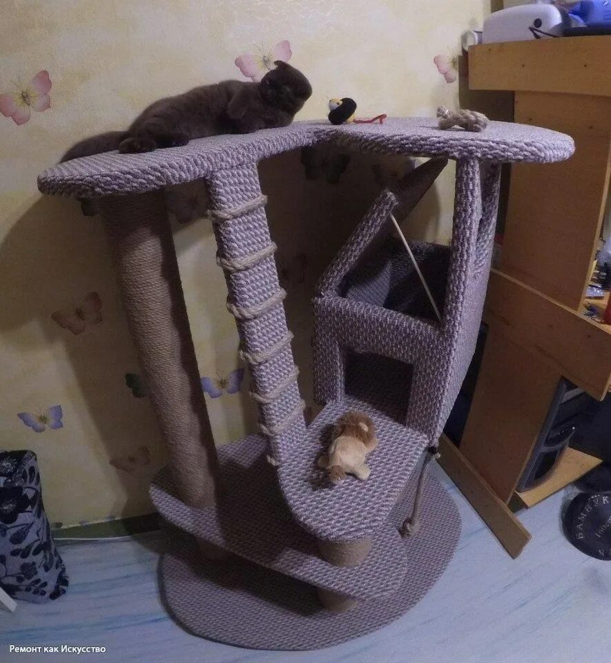Домик для кошек сделай сам. Кошкин дом когтеточка. домик для кошечки. дом для кошки своими руками. домик для кошки с когтеточкой.