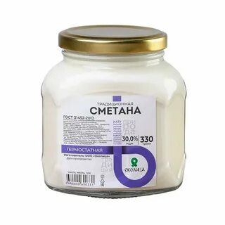Сметана 30 калорийность