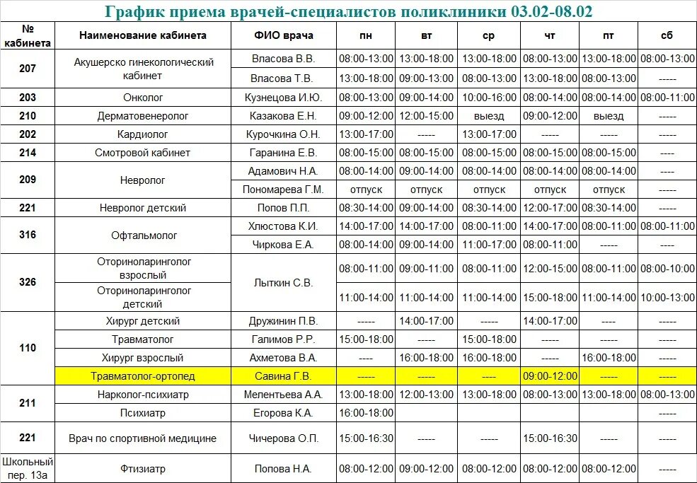 Расписание врачей ярославль чехова. Расписание приема хирурга в поликлинике 2. Расписание в больнице. Расписание поликлиники. Расписание приема врачей в поликлинике.