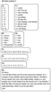 Revision module 5 9 класс