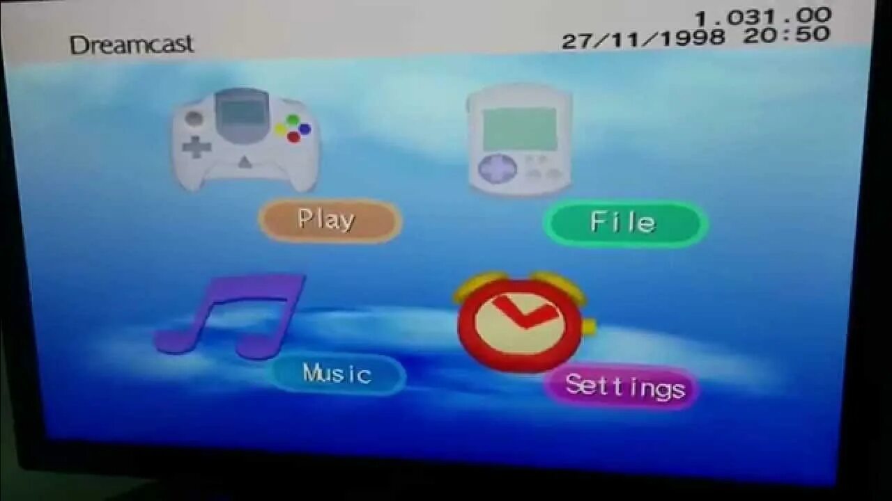 Sega bios. Dreamcast menu. sega dreamcast menu. дримкас меню настройка. сега дримкаст видео меню дата настройка.