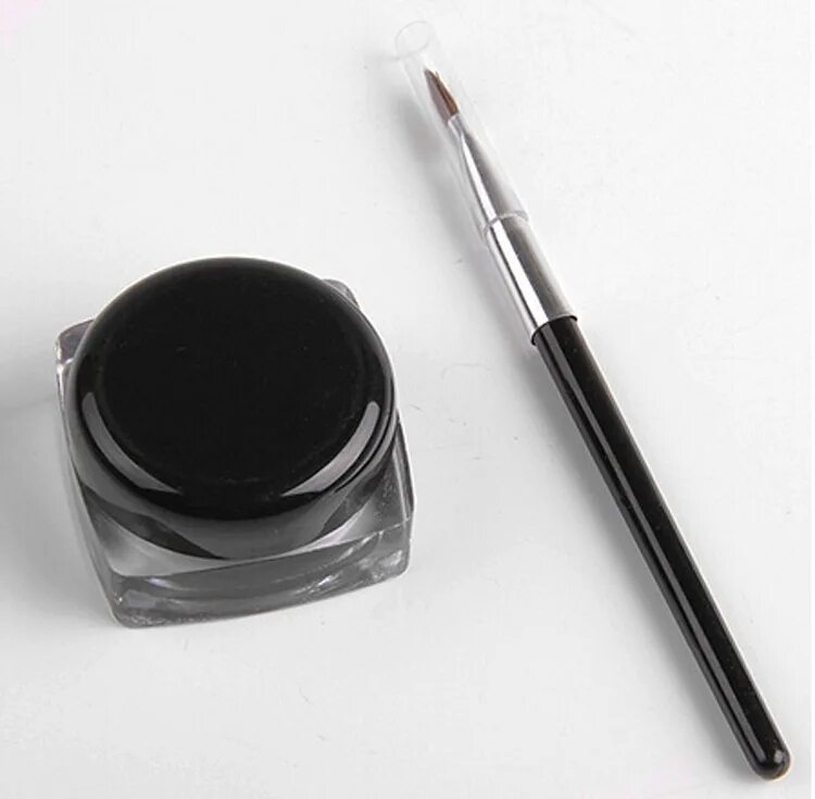 Gel eyeliner. Кисть для глаз гелевая Gel Eyeliner Brush. BRJ подводка для глаз Liner pinceau 001 Noir beaux. Vs подводка для глаз гелевая с кисточкой "Velvet Noir" тон 01, черная *. Гелиева подводка с кисточко.