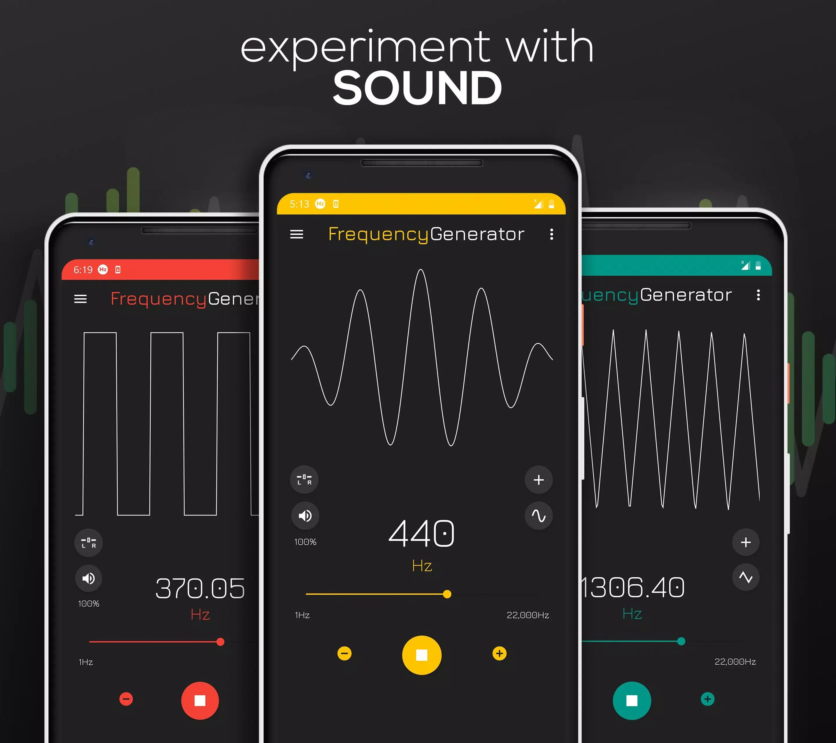 Частотный генератор. Генератор частоты андроид. звуковой генератор. frequency sound generator. приложение для андроид генератор звуковых частот.