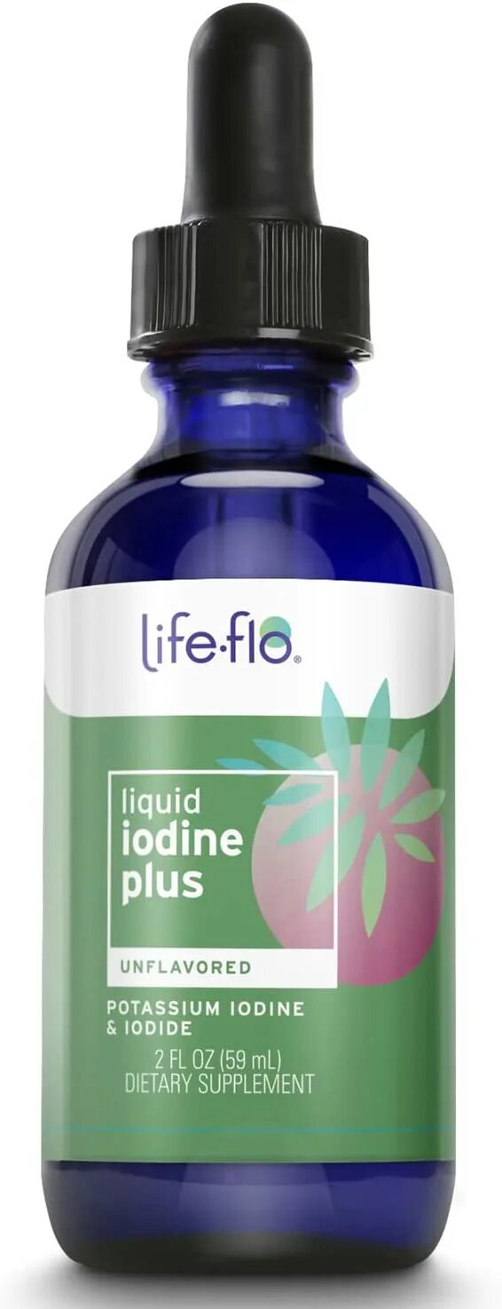 Iodine Life Flo. LIFEFLO Liquid Iodine жидкий йод 59 мл. Liquid Iodine Plus Life Flo.