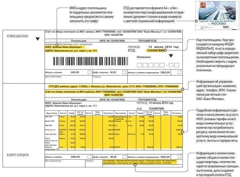 Квитанции жкх епд москва. Как выглядит квитанция об оплате услуг жкх. Форма документа квитанции на оплату коммунальных услуг жкх. Где взять квитанцию на коммунальные услуги. Как заполнить квитанцию на оплату жкх.