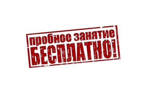 Курсы пробное занятие