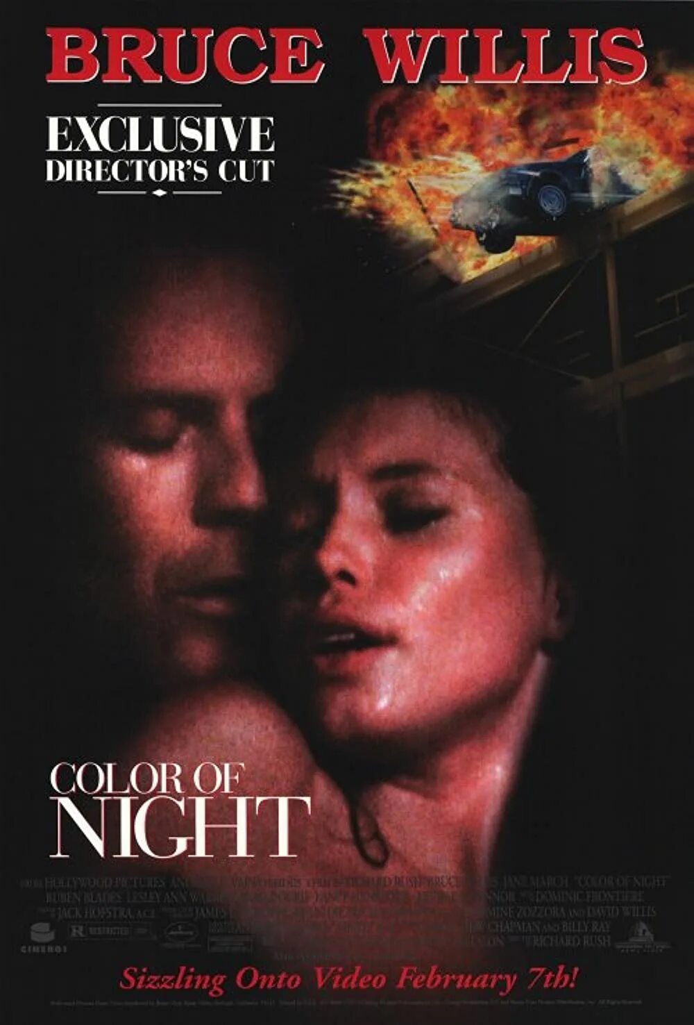 Брюс Уиллис 1994. Цвет ночи с Брюсом. Фф color of the night