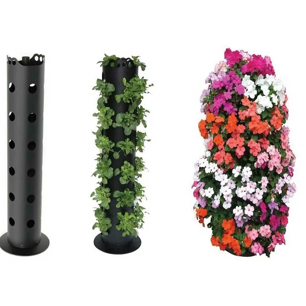 Цветник Flower Tower. Цветочная башня Flower Tower. Вазон Max Planter-1121. Цветочная башня Леруа. Подставка для цветов пластиковая