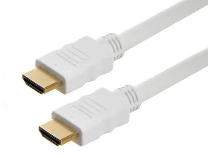 Кабель hdmi белый