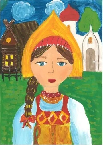 Рисунки 4 класса девушек