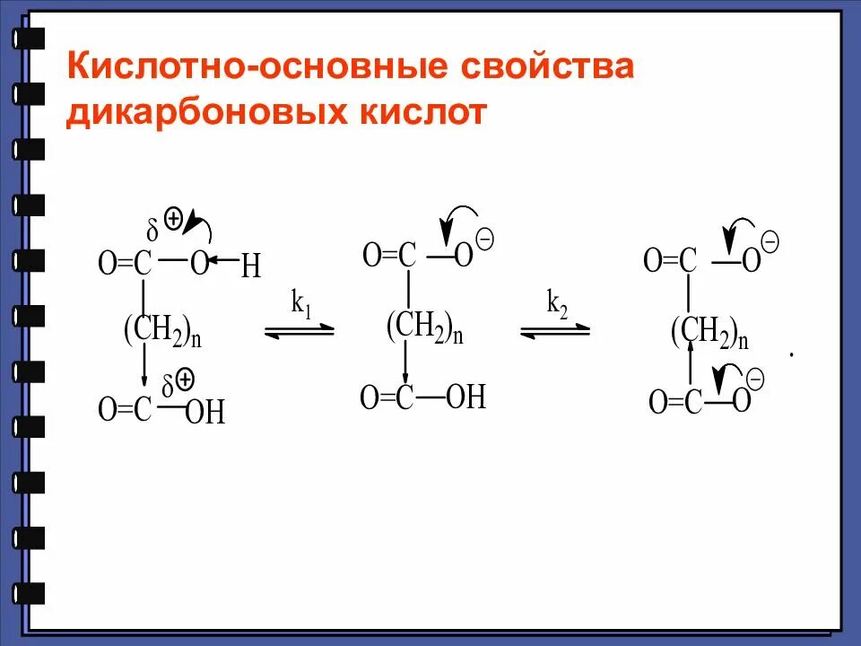 Кислоты реакционная способность. Строение дикарбоновой кислоты. Реакционная способность дикарбоновых кислот. Дикарбоновые кислоты строение. Свойства дикарбоновых кислот.