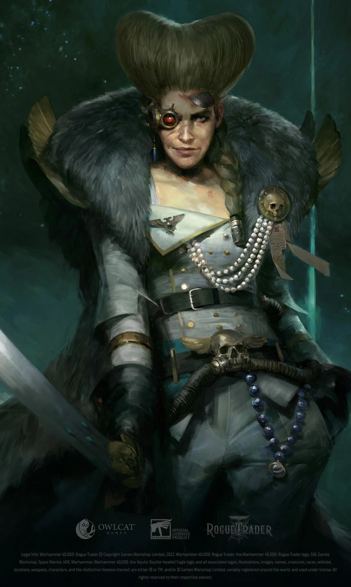Rogue trader yrliet. Warhammer 40k: rogue trader игра. rogue trader арты. арджента rogue trader арт. rogue trader портрет.