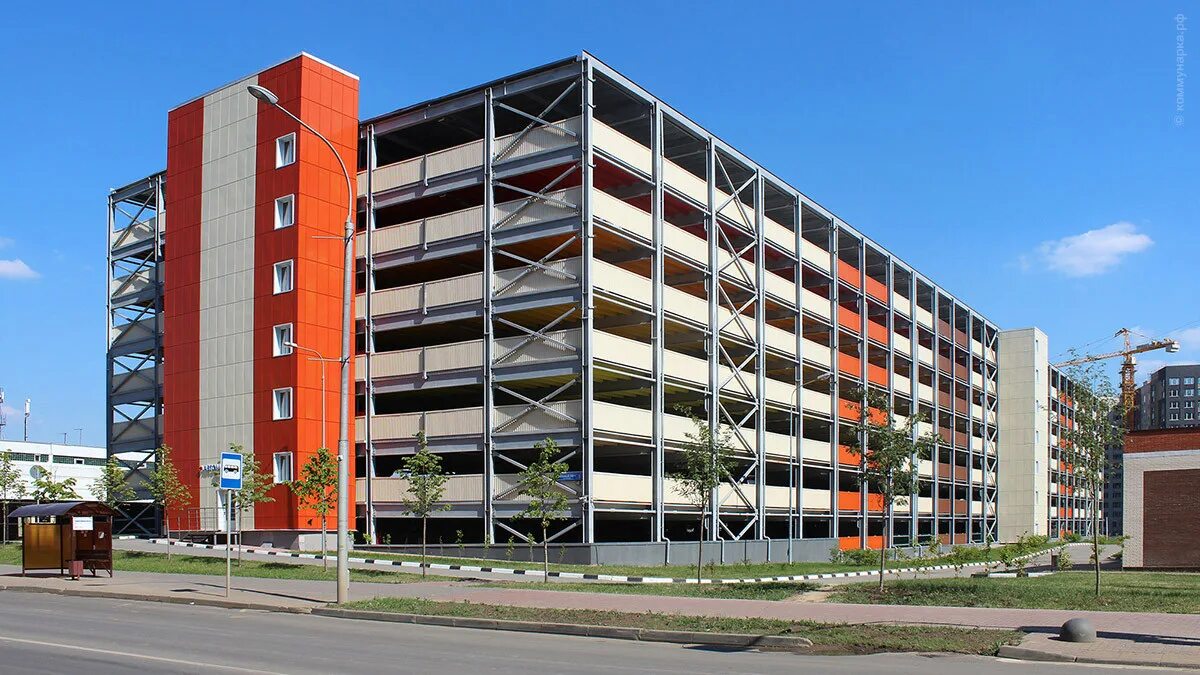 Парковка коммунарка. Многоуровневый паркинг от пик.