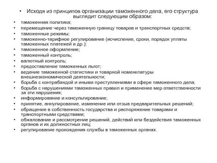 Принятие таможенными органами предварительных решений