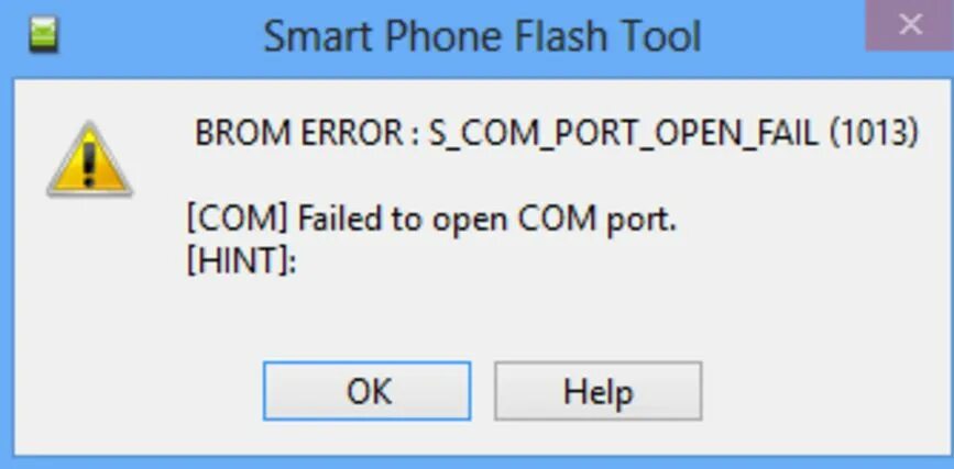 Error open failed. Brom error s com port open fail 1013. com port open fail 1013 failed to open com port. brom error. error chips.