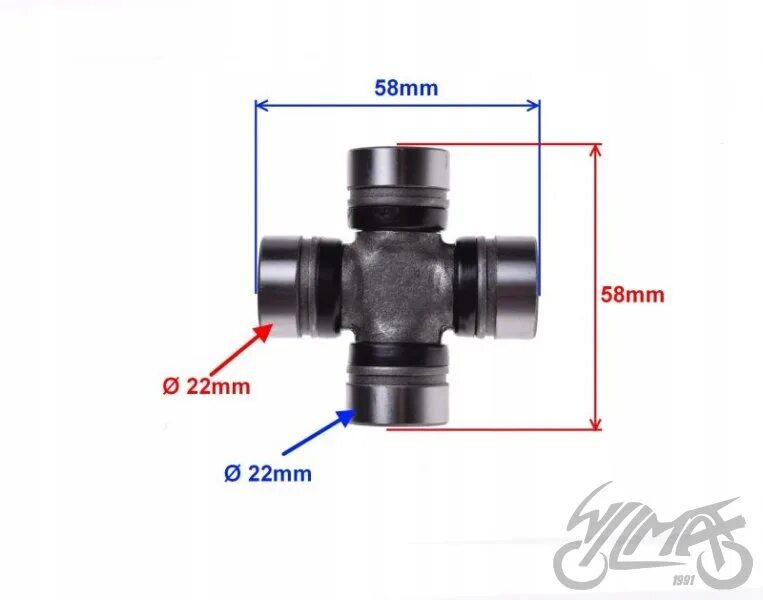 Крестовина карданного вала 20x57. Крестовина карданного вала 22х58. Крестовина 22x58 u139. Крестовина кардана d22xl58.8 кернение. 4x 22 x 3