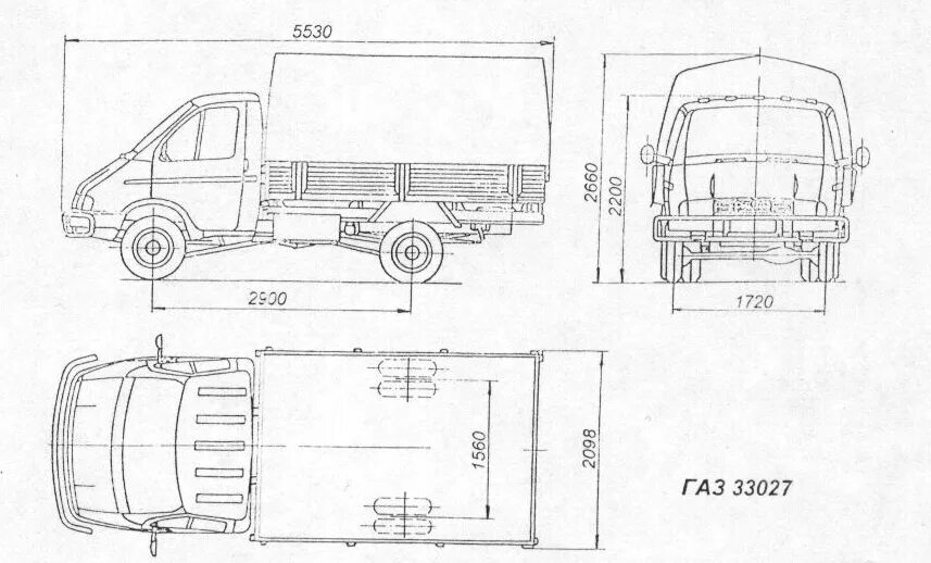 Газ 33021 технические характеристики. Габариты кузова ГАЗ 3302 Газель. ГАЗ 33027 габариты. Габариты кузова Газель 33021. ГАЗ 3302 бортовой чертеж.