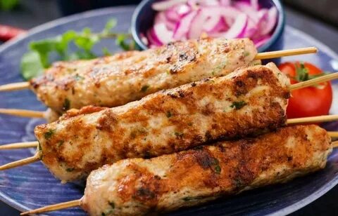 Люля кебаб из куриного фарша в духовке