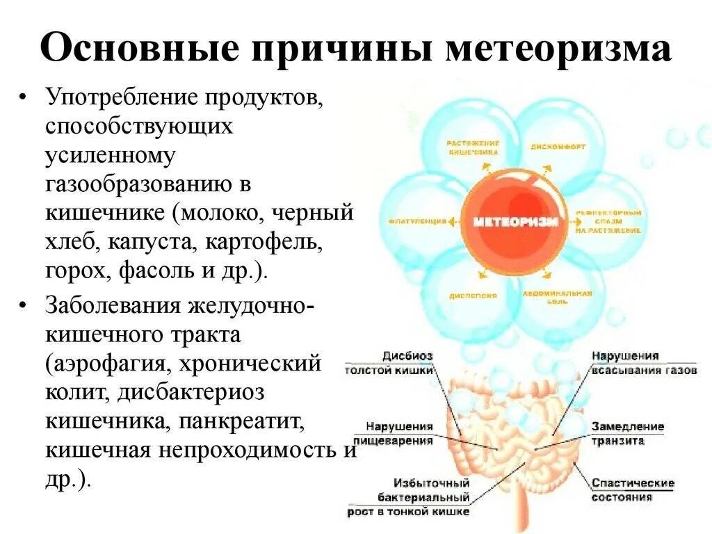 Постоянно выходят газы причины