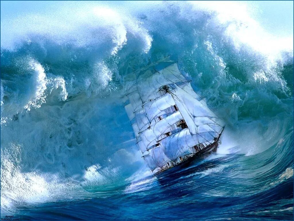 Корабль в шторм. Парусный корабль в шторм. Корабль в Штормовом море. Корабль и большие волны. По волнам ветер в паруса
