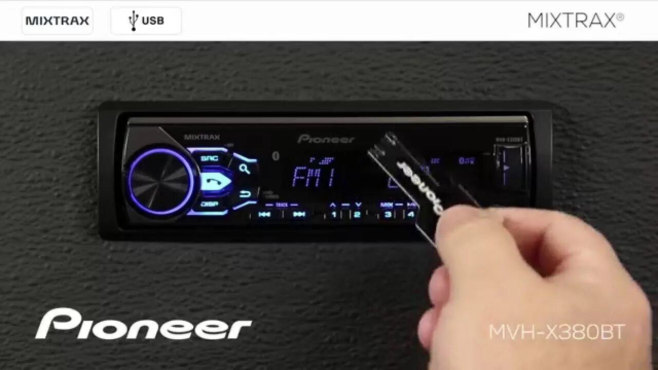 Магнитола купить днс. Pioneer MVH 380bt. Пионер MVH s620bt. Автомагнитола Pioneer GB MVH 7039a. MVH-s620bt.