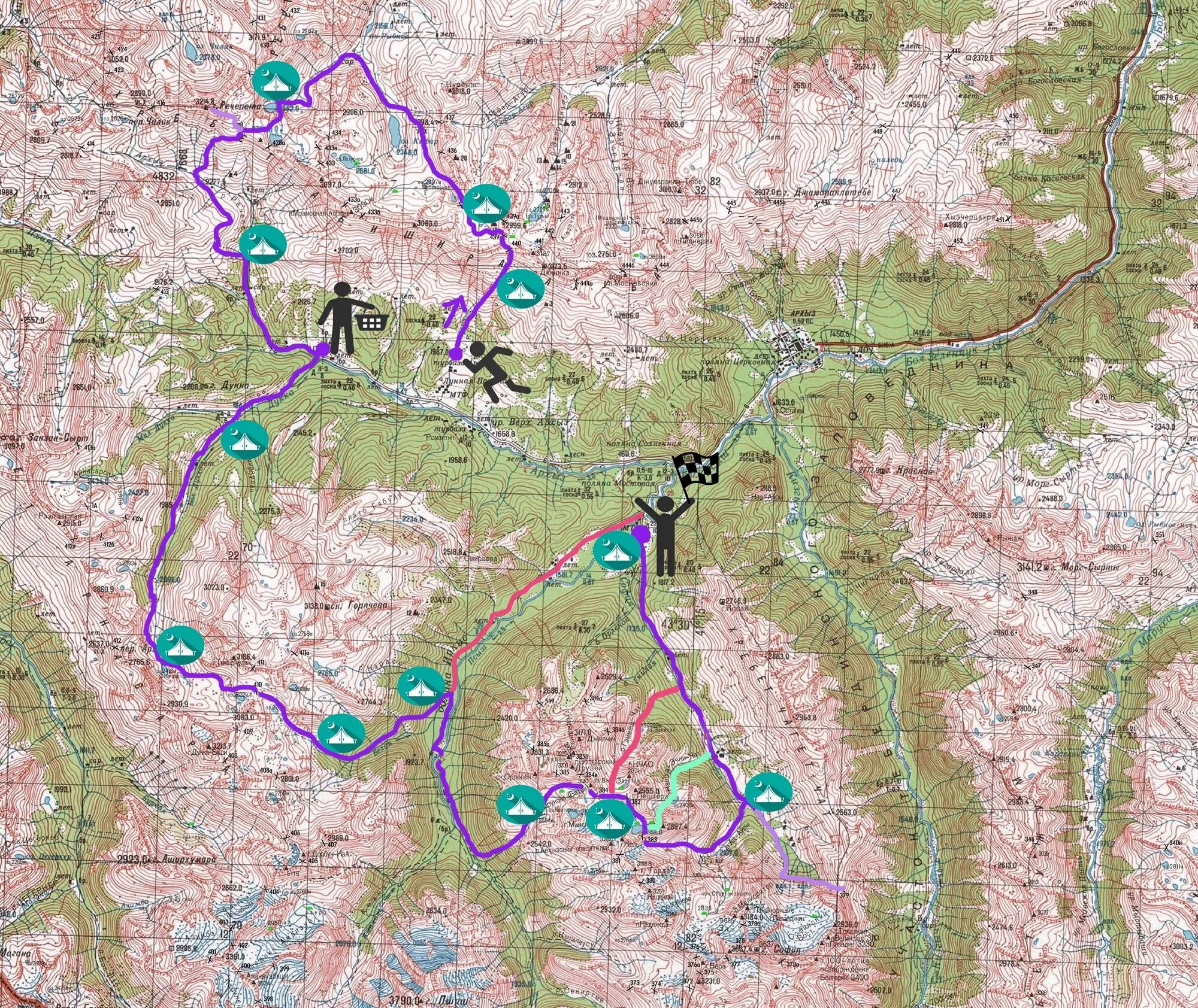 Архыз туристические маршруты. Архыз карта пеших маршрутов. Туристическая карта Архыза. Архыз туристические маршруты карты. Схема маршрута похода