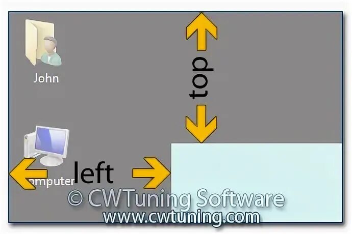 Type left
