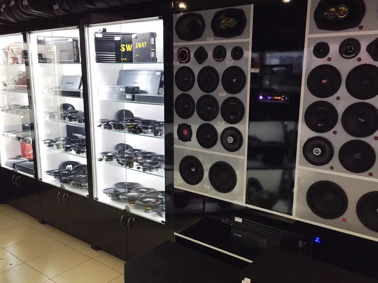 Audio store. Audio store