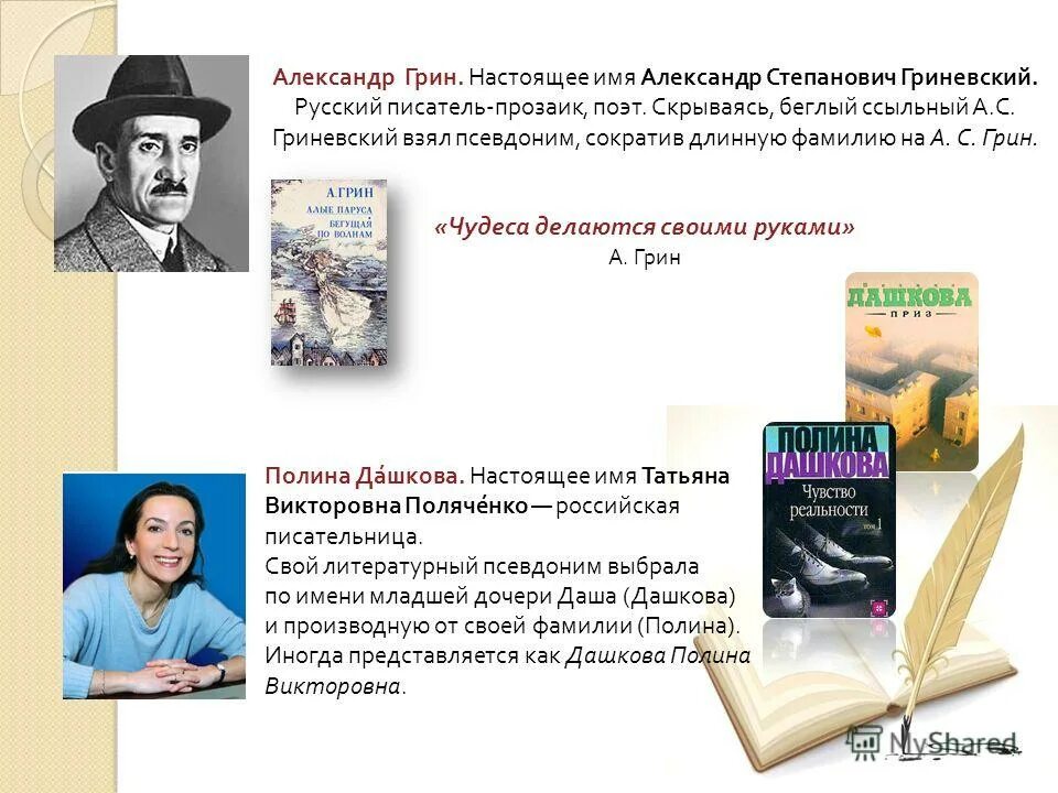 грин настоящая фамилия писателя