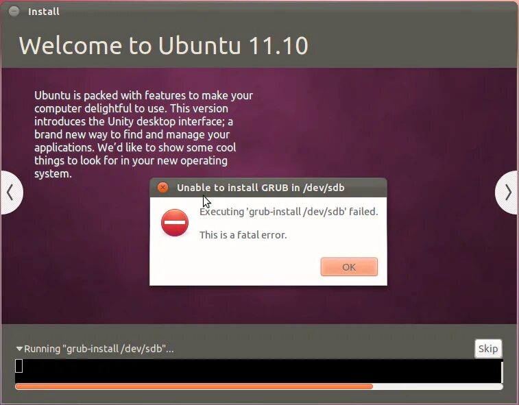 Grub install. Ubuntu grub. ubuntu ошибка. ubuntu install grub. при установке linux grub.