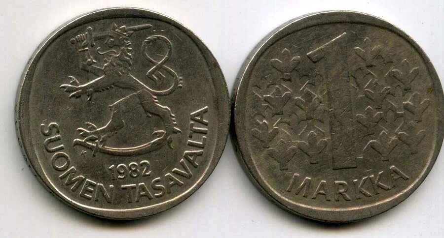 Монета Финляндии 1980. Монеты Финляндии 5 марок 1993 года. 1 Марка 1980 года d — Германия. Монета 1 марка желтая.
