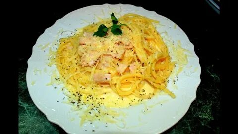Вкусная карбонара сливки