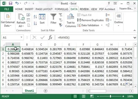 Excel скроллинг