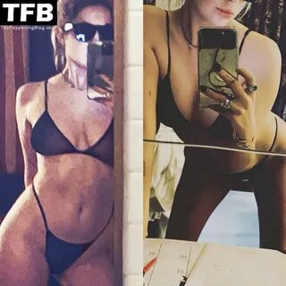 Ashley Benson Shows Her Slender Figure in Tiny Sheer Lingerie (6 Photos) .