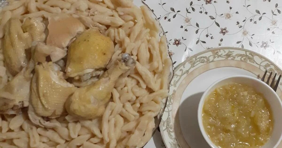 Галушки с курицей рецепт с фото