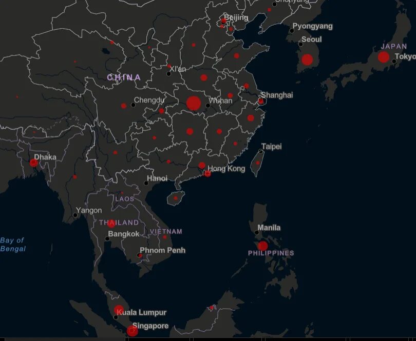 Горячие точки Азии. Горячие точки в Восточной Азии. Карта коронавируса красная. Горячие точки Филиппины. Горячие точки сайта