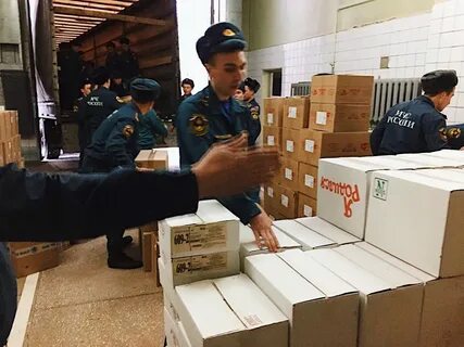 Отправили гуманитарный груз