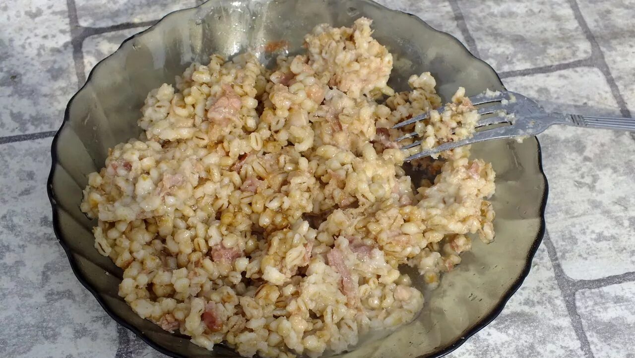 Перловая каша со свининой. Перловая каша со свининой
