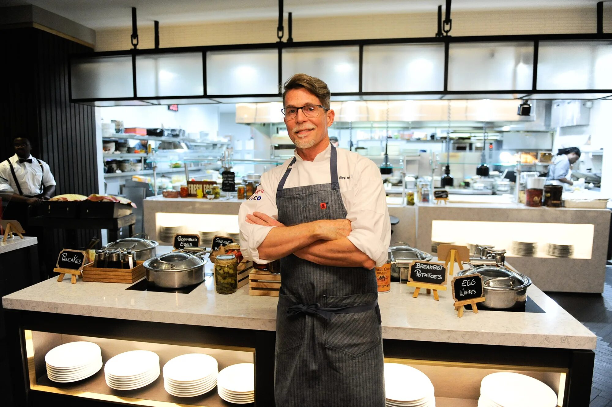 The chef cook