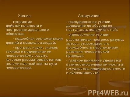Утопия и антиутопия