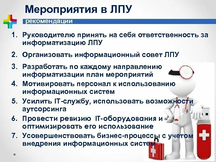 Главному врачу лпу. Мероприятия в ЛПУ. Рекомендации в ЛПУ. Работа в ЛПУ. План-задание ЛПУ.